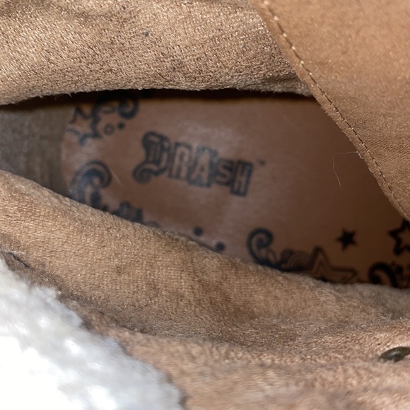 Sexy Boots Booties Faux Suede Lace Up Size 8 1/2 8.5 - Picture 7 of 7